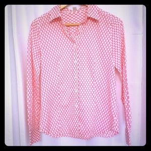 J. Crew Geo Mod Print Button Down Shirt
